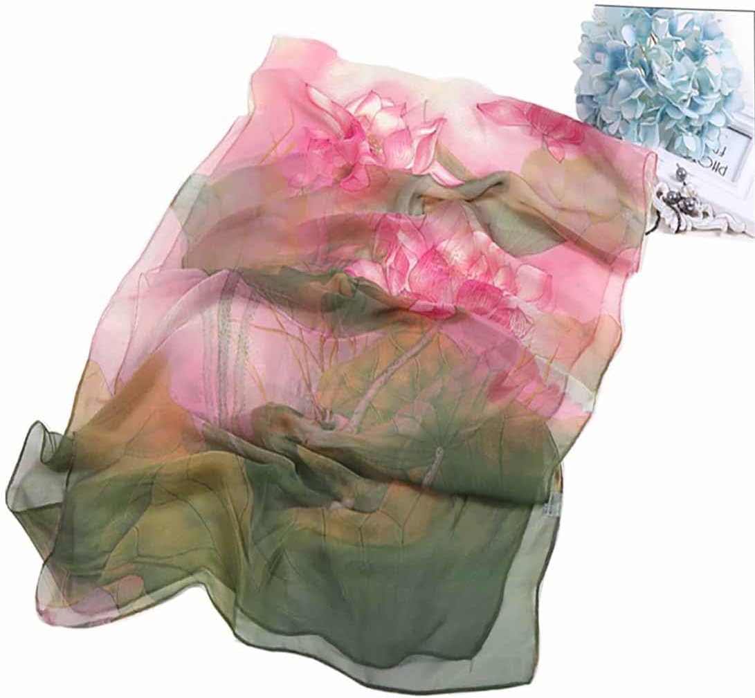 Acotavie Scarfs for Women Lightweight Fashion Scarves Print Floral Pat