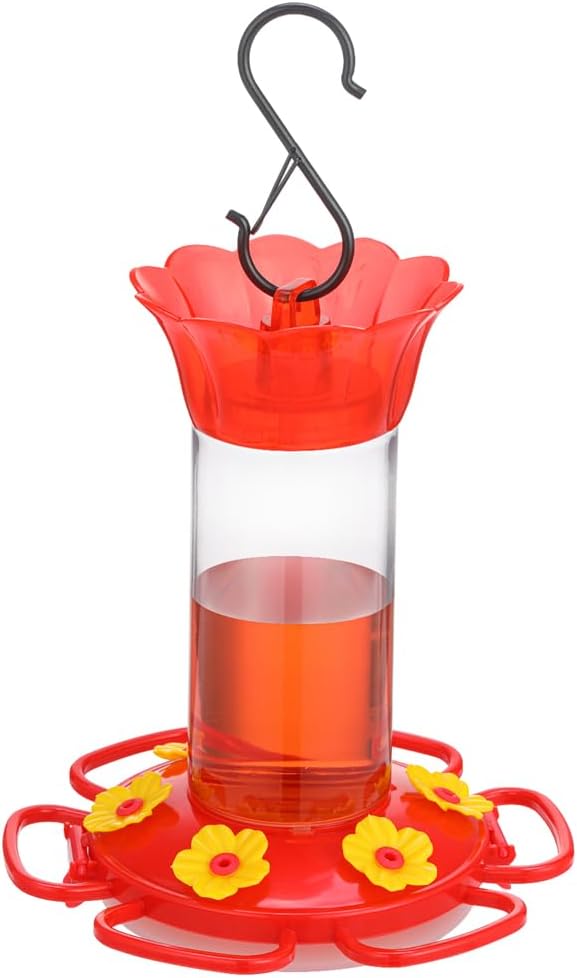 Plastic Hummingbird Feeders for Outdoors Hanging, 1 Pack Humming Bird 