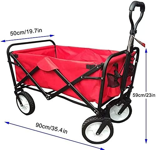 Foldicampiwagon/Cart - Sturdy Steel Frame Garden/Beach Wagon/Cart Heav