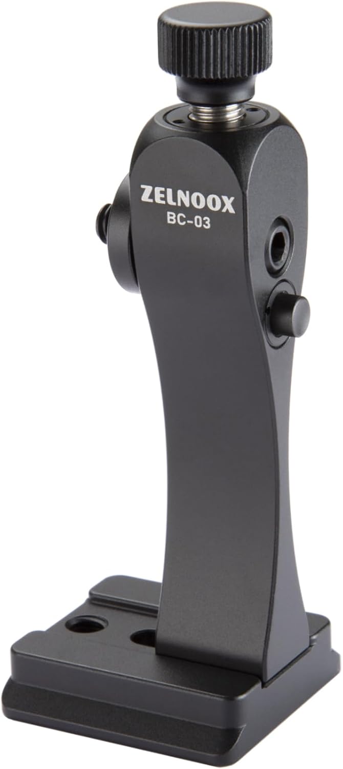 Binocular Tripod Adapter | Quick Release, 1/4"-20 Thread & Arca-Dovetail, CNC Aluminum, Anti-Drop, Fits Most Binoculars