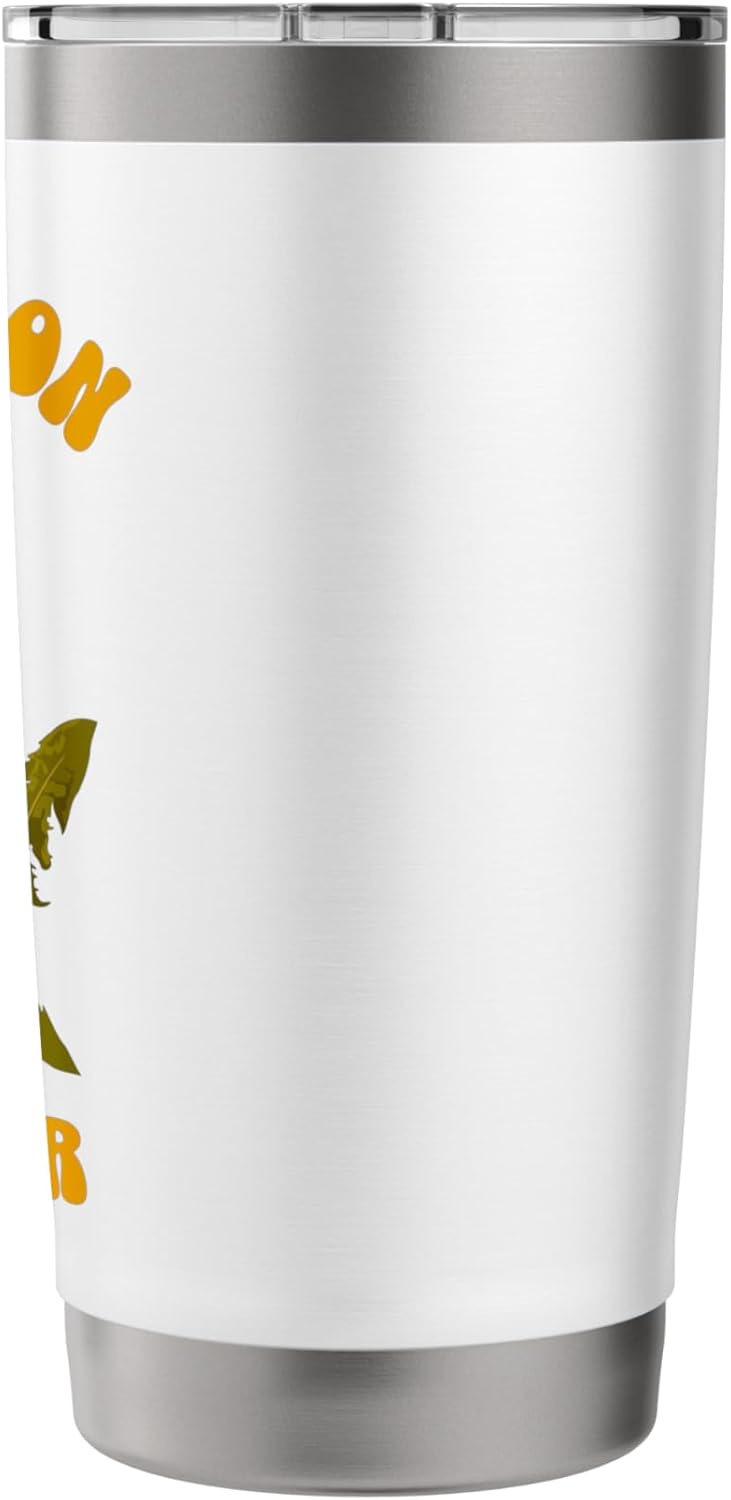 Dandelion Farmer Funny Lazy Lawn Care Procrastinator Stainless Steel Insulated Tumbler