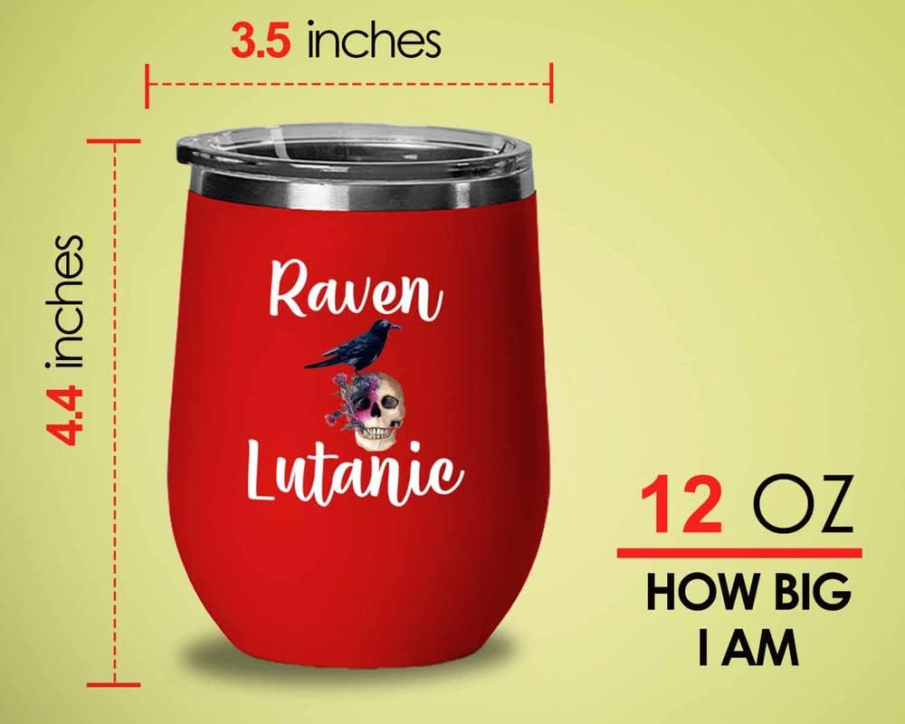 Bird Lover Red Edition Wine Tumbler 12oz - Rven lutanic - Hummingbird 