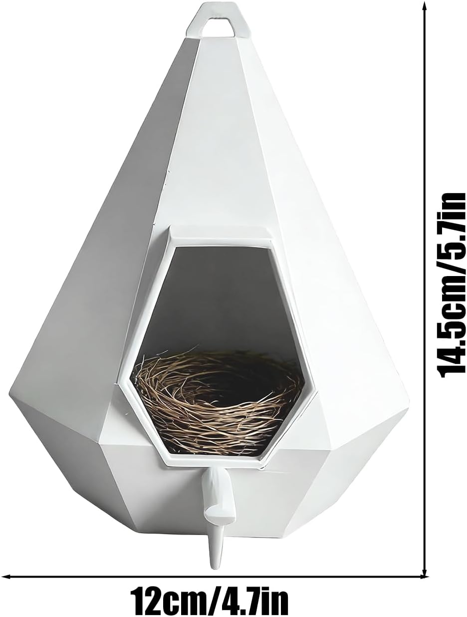 Bird Feeders - Teardrop Hummingbird Habitat - Heavy Duty Bird Feeder | for Animal Pet Home Balcony Yard Garden Patio Indoor Outside Backyard