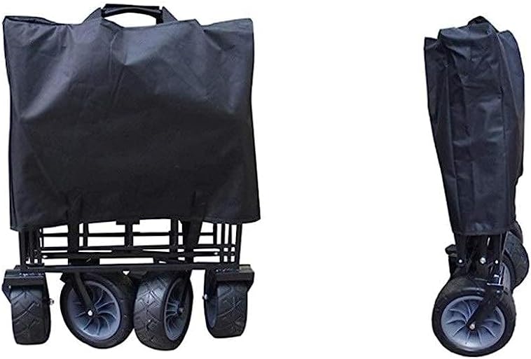 Trolleys, 4-Wheel Beach Wagon Folding Wagon Garden Cart Garden Trolley