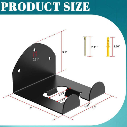 (2 Pack) Garage Organizer Trimmer Rack, Wall Mount Garden Power Tool H