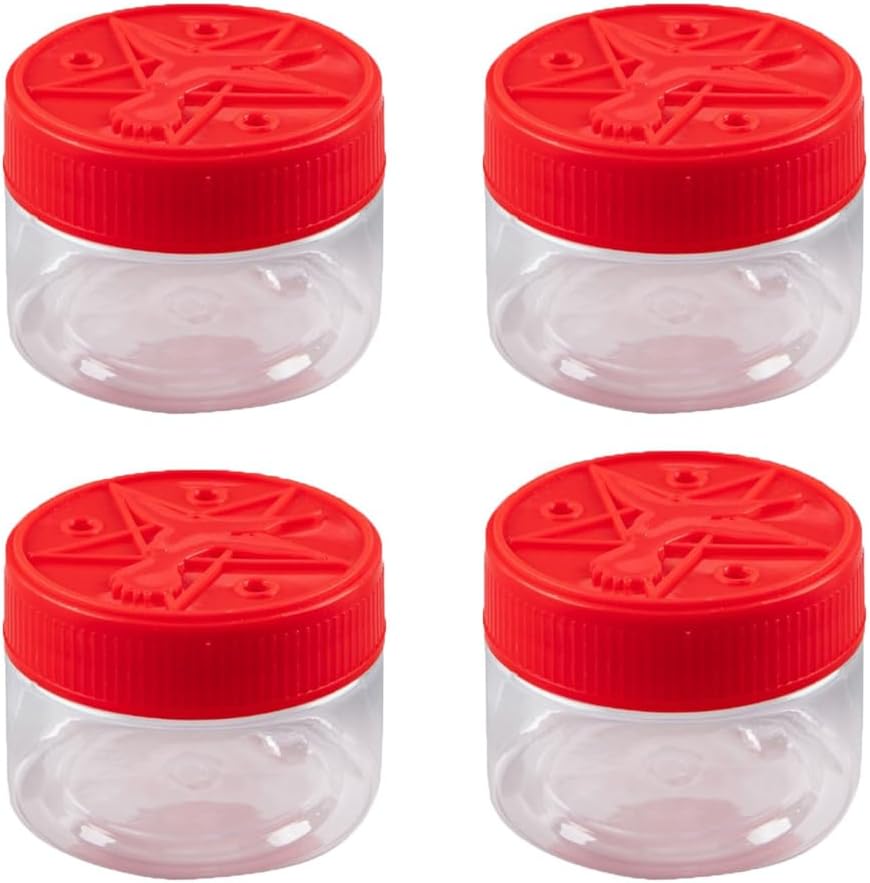Kopida 4Pcs Red Handheld Hummingbird Feeders, Portable Window Bird Feeders for Outdoor Supplies
