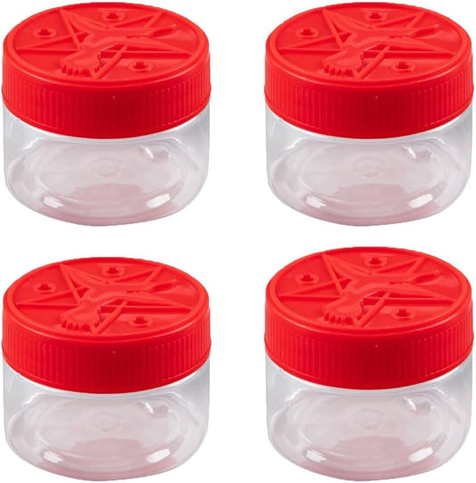 Kopida 4Pcs Red Handheld Hummingbird Feeders, Portable Window Bird Feeders for Outdoor Supplies