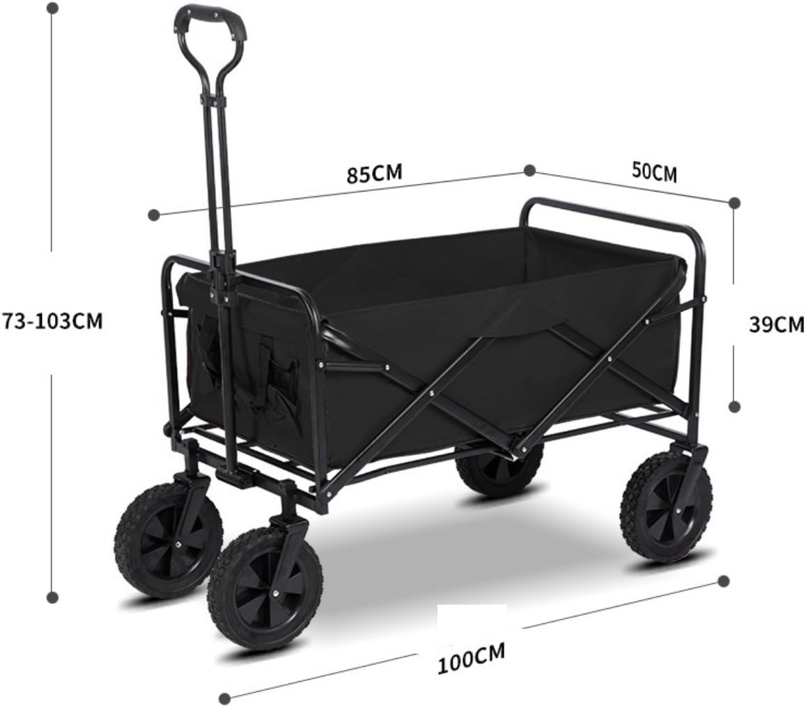 Folding Wagon Cart Beach Wagon Grocery Wagon Folding Utility Wagon Car