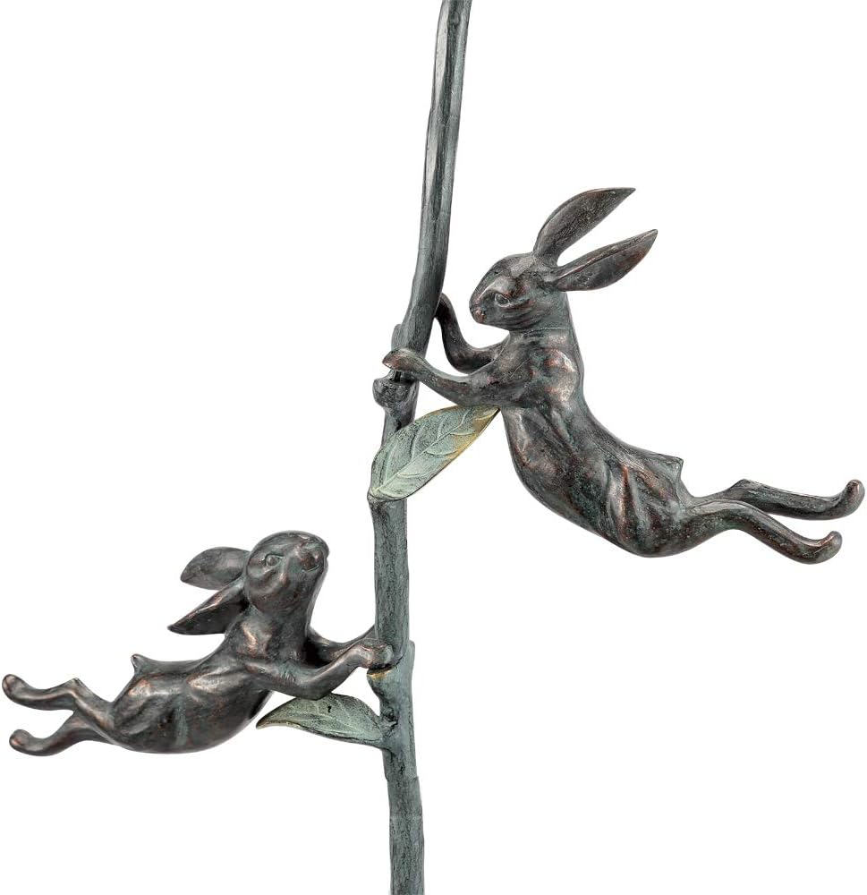 SPI Rowdy Rabbit Pair Birdfeeder with Stake