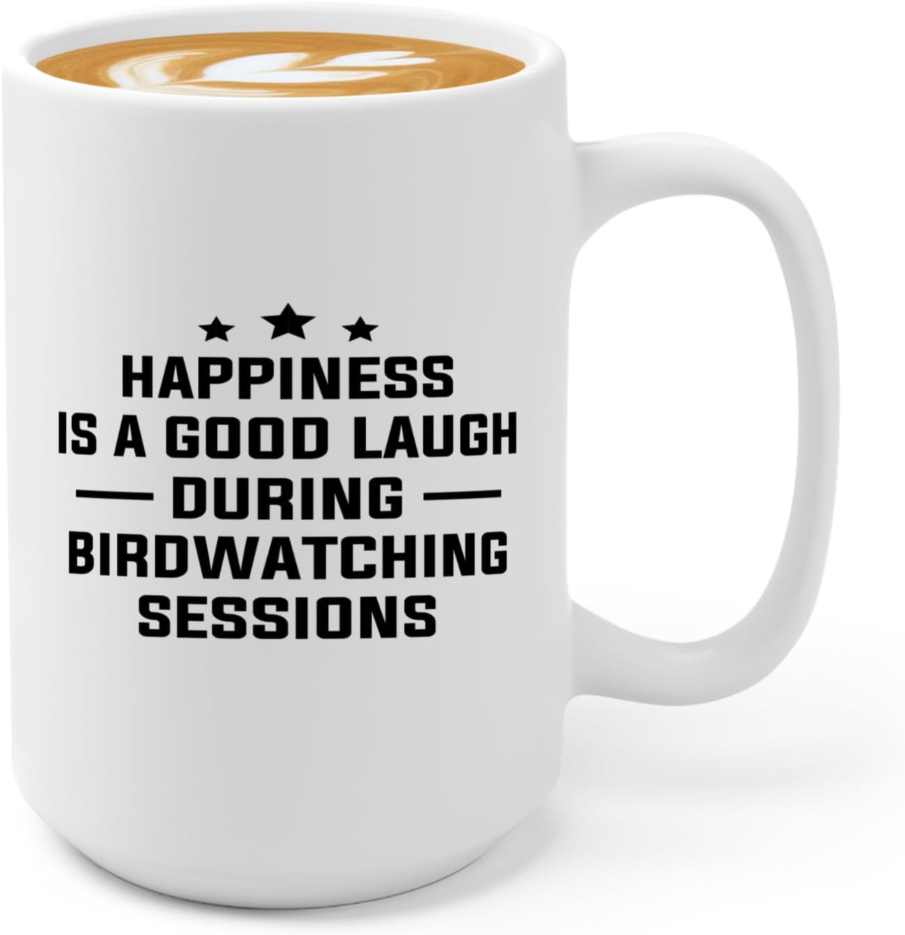 Hobby Coffee Mug 15oz White -Birdwatching Sessions - Bird Feeder Backyard Birdwatcher Gifts Birding Bird Lover