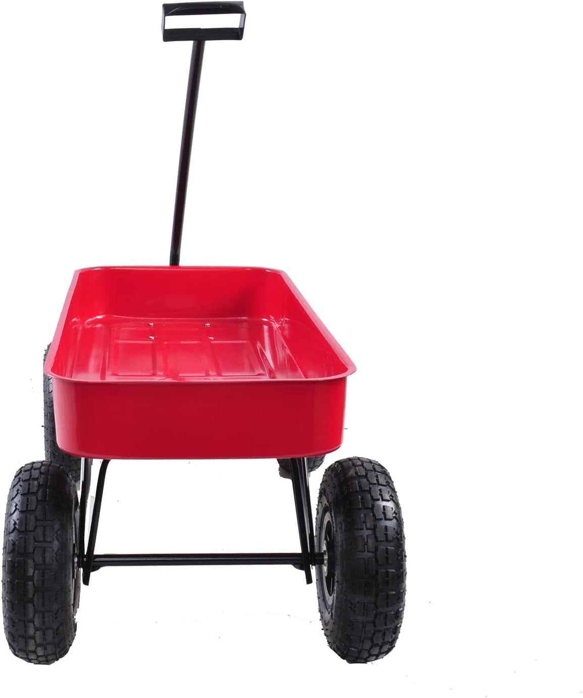 Garden Cart Outdoor Utility Wagon with Solid Wheels Beach Wagon,All Te