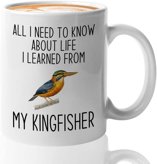 Bird Lover Coffee Mug 11oz White - Lfe my bird - Hummingbird Nest Cage Parrot Dad Gardening Outdoor Birdwatcher Feeder