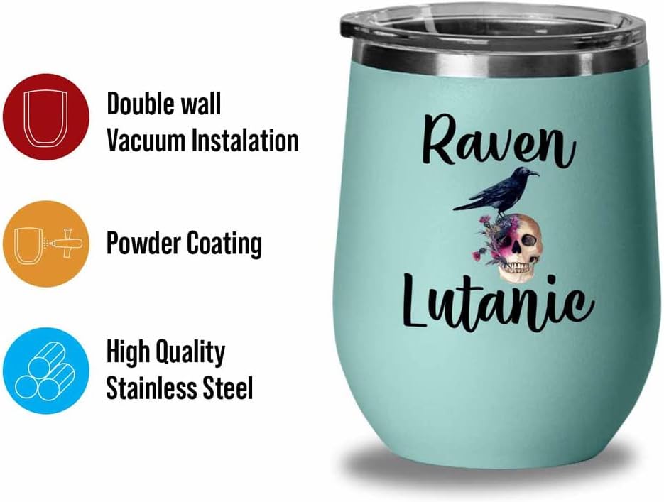 Bird Lover Teal Edition Wine Tumbler 12oz - Rven lutanic - Hummingbird Nest Cage Parrot Dad Gardening Outdoor Birdwatcher Feeder
