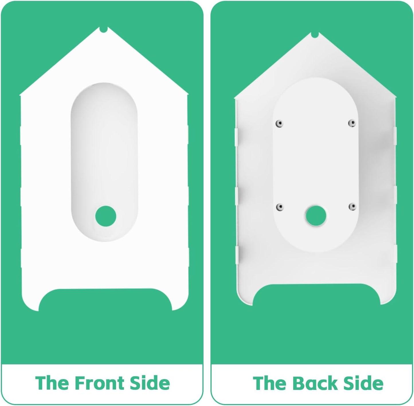 Front Panel Replacement for Bird Buddy Feeder - Easy Snap-On PETG Plastic Cover, UV-Resistant, Compatible with Bird Buddy Smart Camera Module