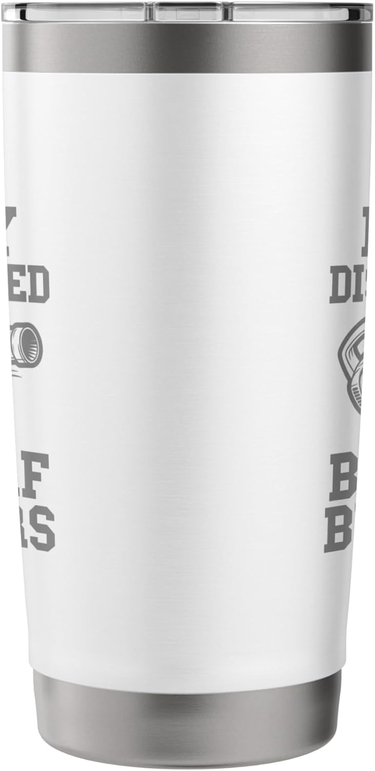 Leaf Blowing Mens Easily Distracted By Leaf Blowers Funny Stainless Steel Insulated Tumbler
