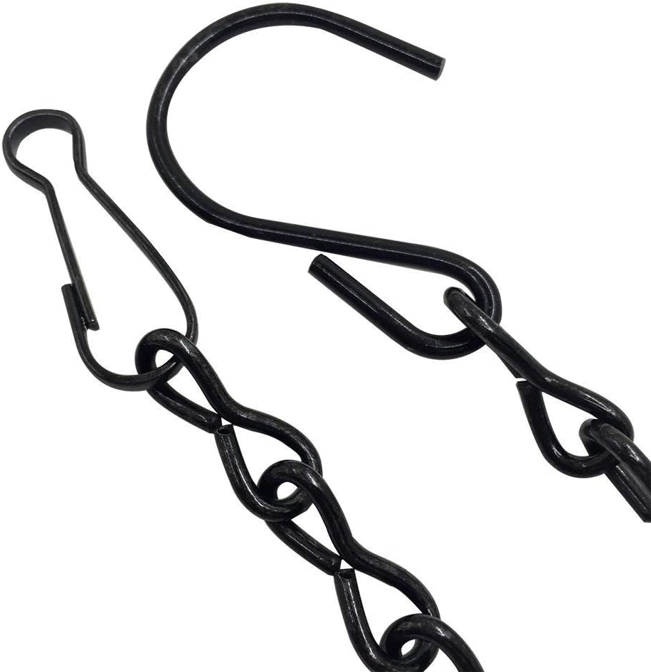 4 Pack 9.5 Inch Hanging Chain for Bird Feeders, Planters, Suet Baskets, Fixtures, Lanterns, Ornaments and More