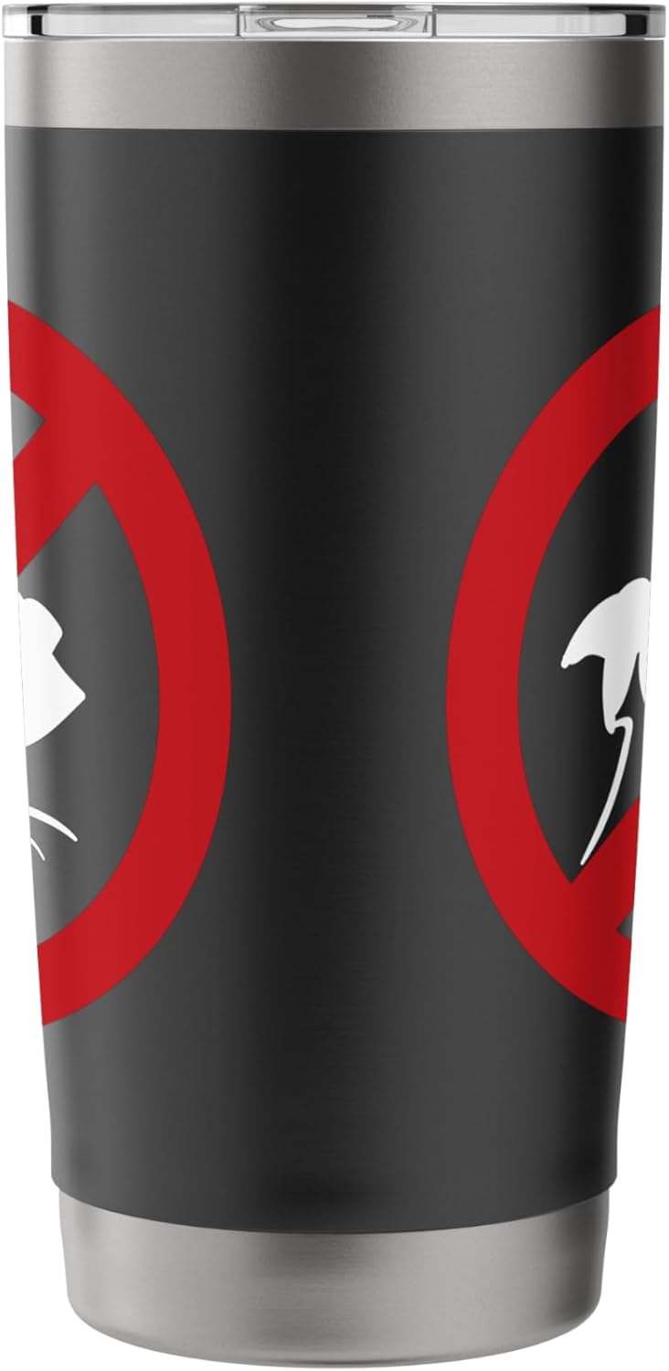 Pest Control Flea Sign Gag Halloween Gift No Fleas Allowed Stainless Steel Insulated Tumbler