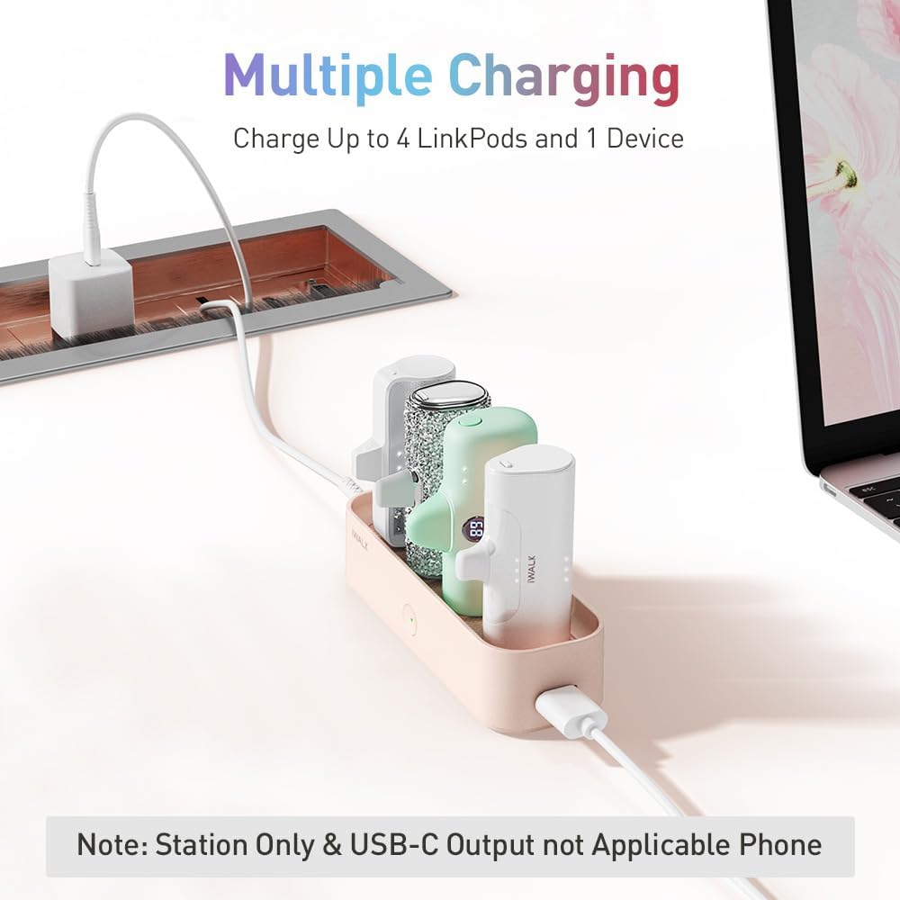 iWALK LinkPod Station for iWALK LinkPod Portable Charger 4500mAh, 4800