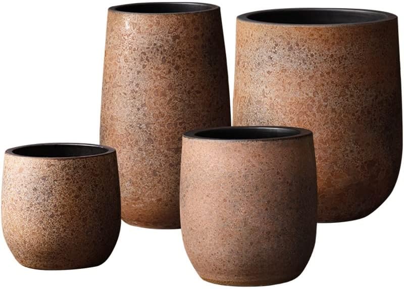 Small Plant pots Self-Watering Flower Pot Flower Pot with Wick Rope Fl