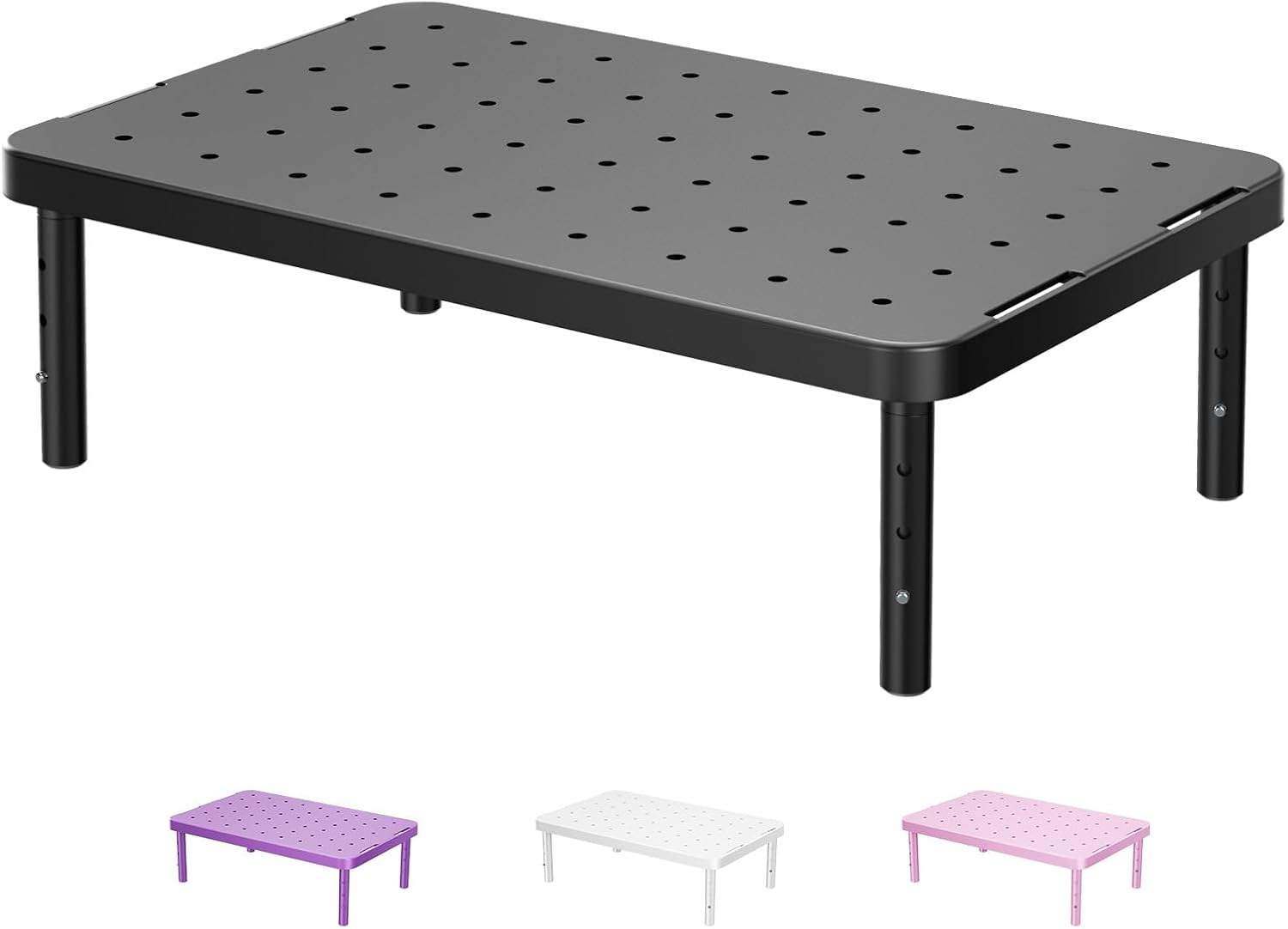 WALI Computer Monitor Stand for Desk, Adjustable Laptop Riser, Desk Mo