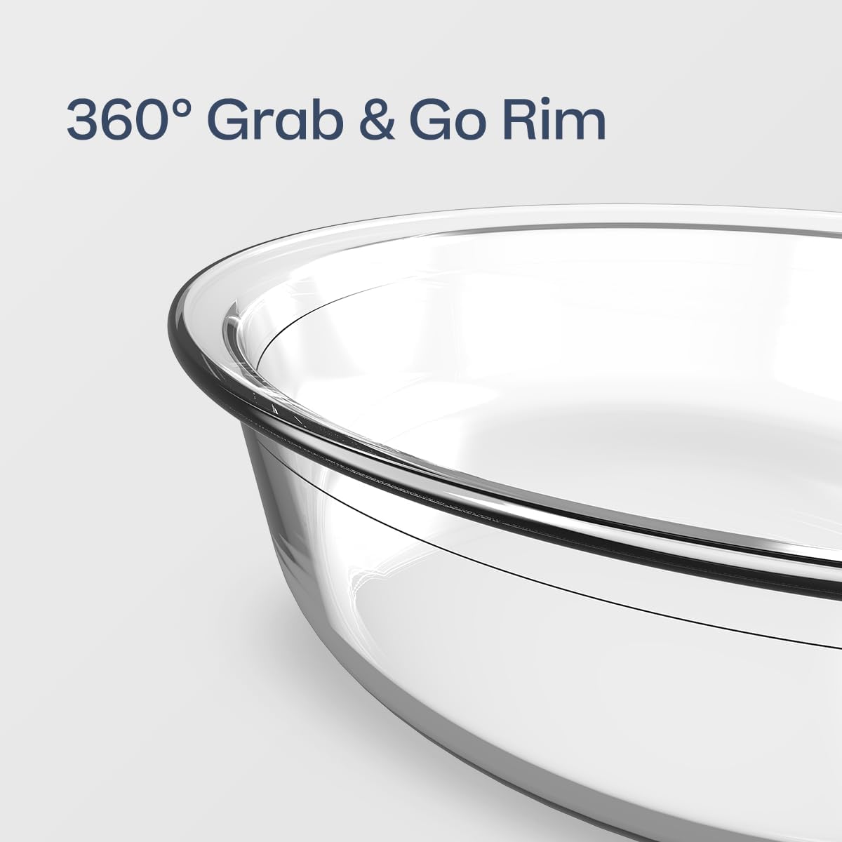 Tupperware Voila Glass XL Rectangular Food Storage – Airtight Baking D