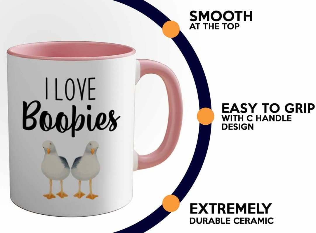 Bird Lover Two Tone Pink Edition 11oz - Love Boobies - Hummingbird Nes