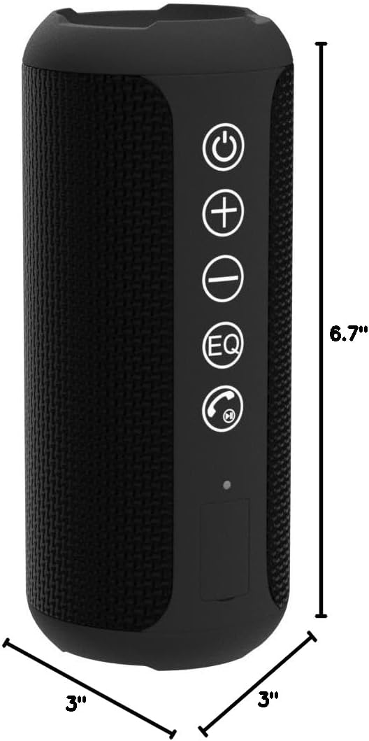Ortizan Portable Bluetooth Speaker (1nd Gen), IPX7 Waterproof, Wireles