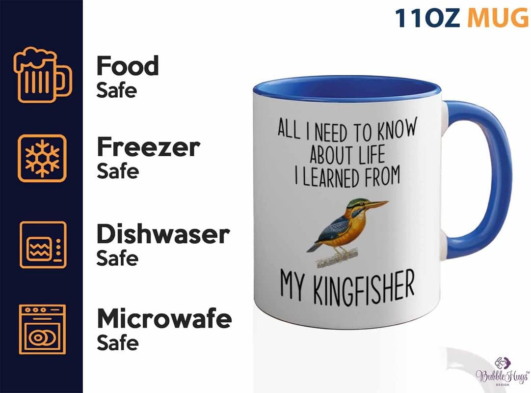 Bird Lover Two Tone Blue Edition 11oz - Lfe my bird - Hummingbird Nest