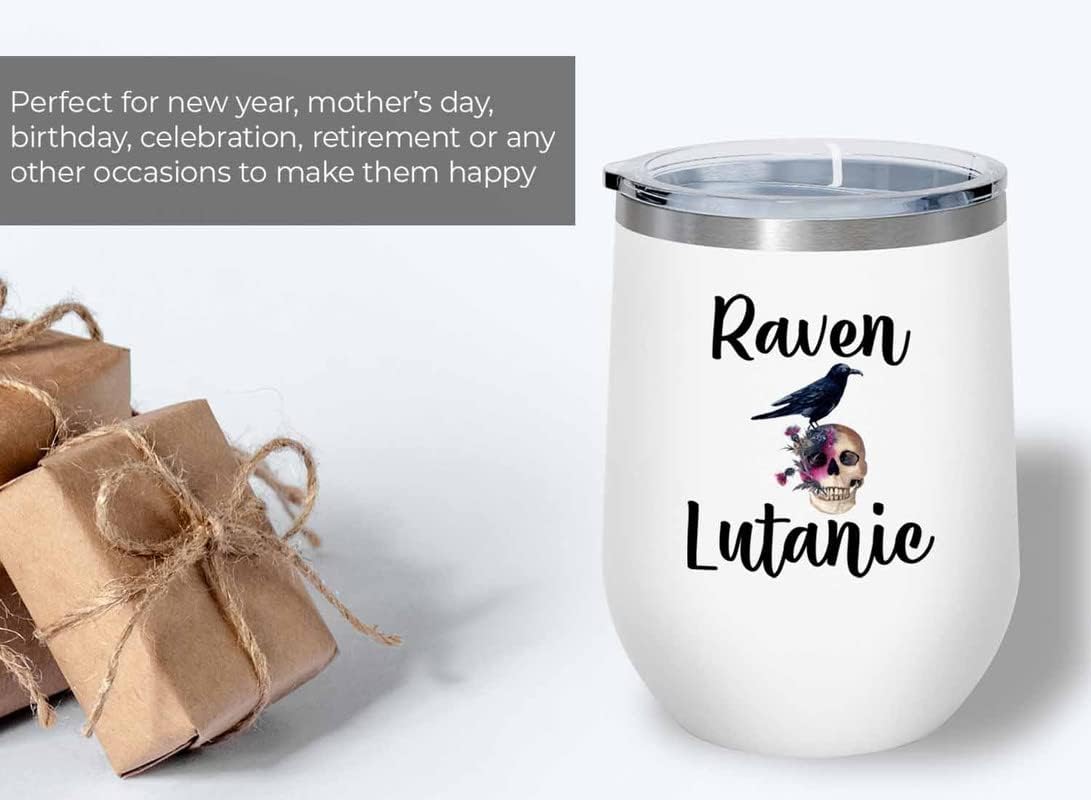Bird Lover White Edition Wine Tumbler 12oz - Rven lutanic - Hummingbir