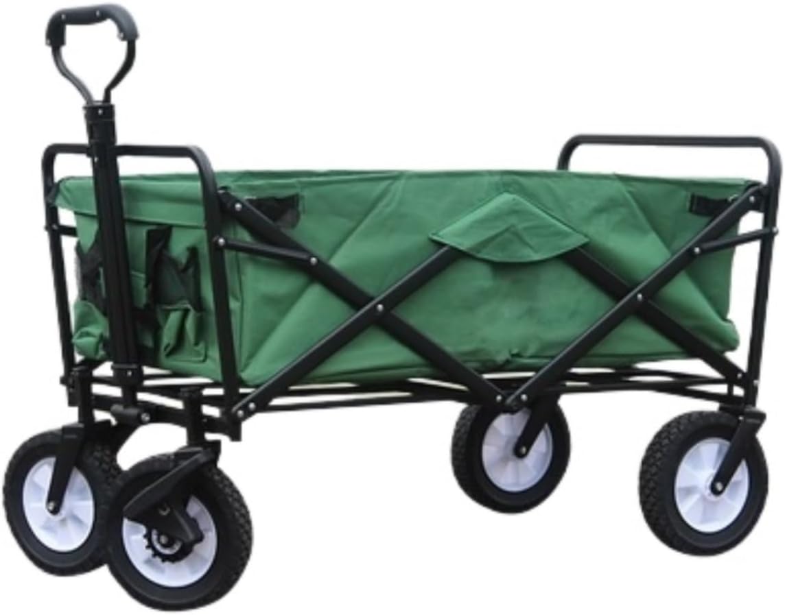 Portable Camping Cart,Outdoor Folding Utility Wagon Cart with Wide All