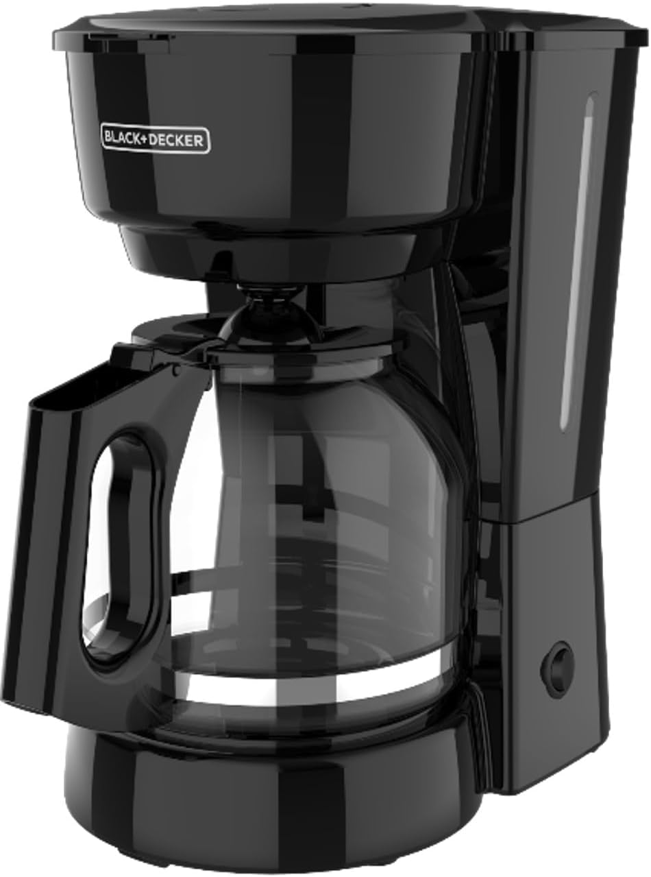 BLACK+DECKER 12-Cup Coffee Maker with Easy On/Off Switch, Easy Pour, N