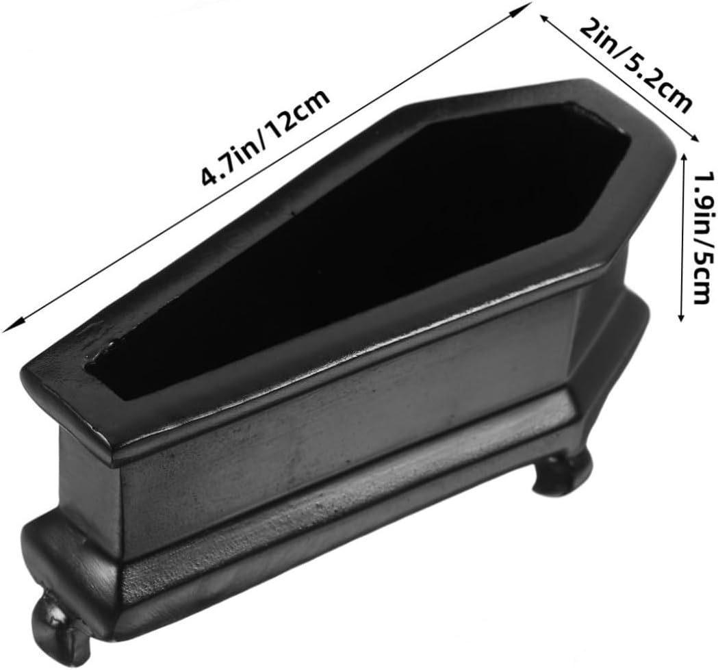 Coffin-Shaped Decorative Planter for Plants Vintage Flower Pot for Dec