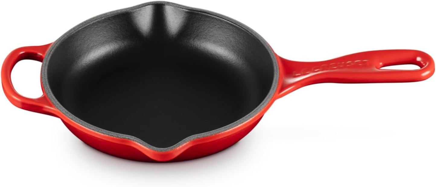 Le Creuset Enameled Cast Iron Signature Iron Handle Skillet, 6.33", Ce