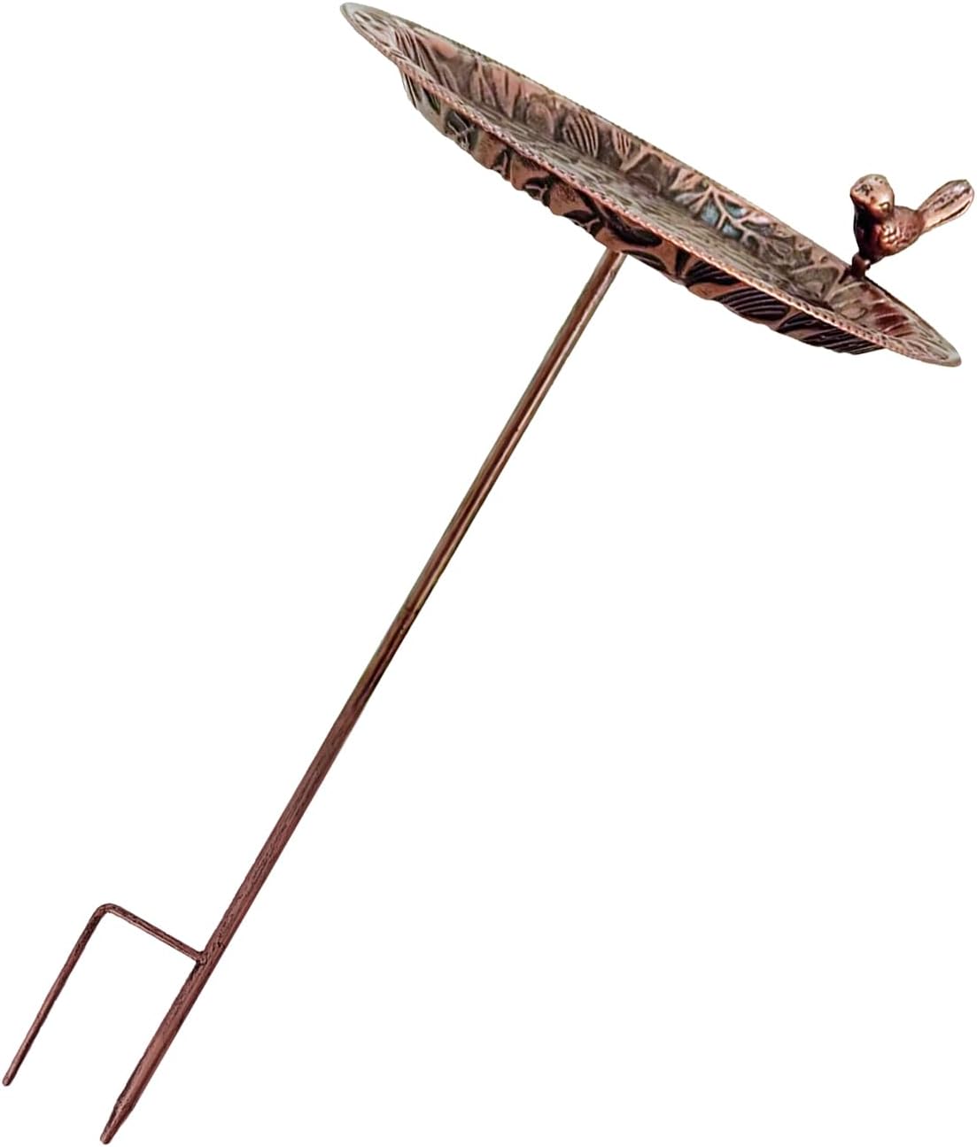 Elegant Outdoor Garden Bird Feeder With Rust Resistant Iron Design Winterproof Watering Station Suitable For Wild Birds Outdoor Bird Bath For Garden