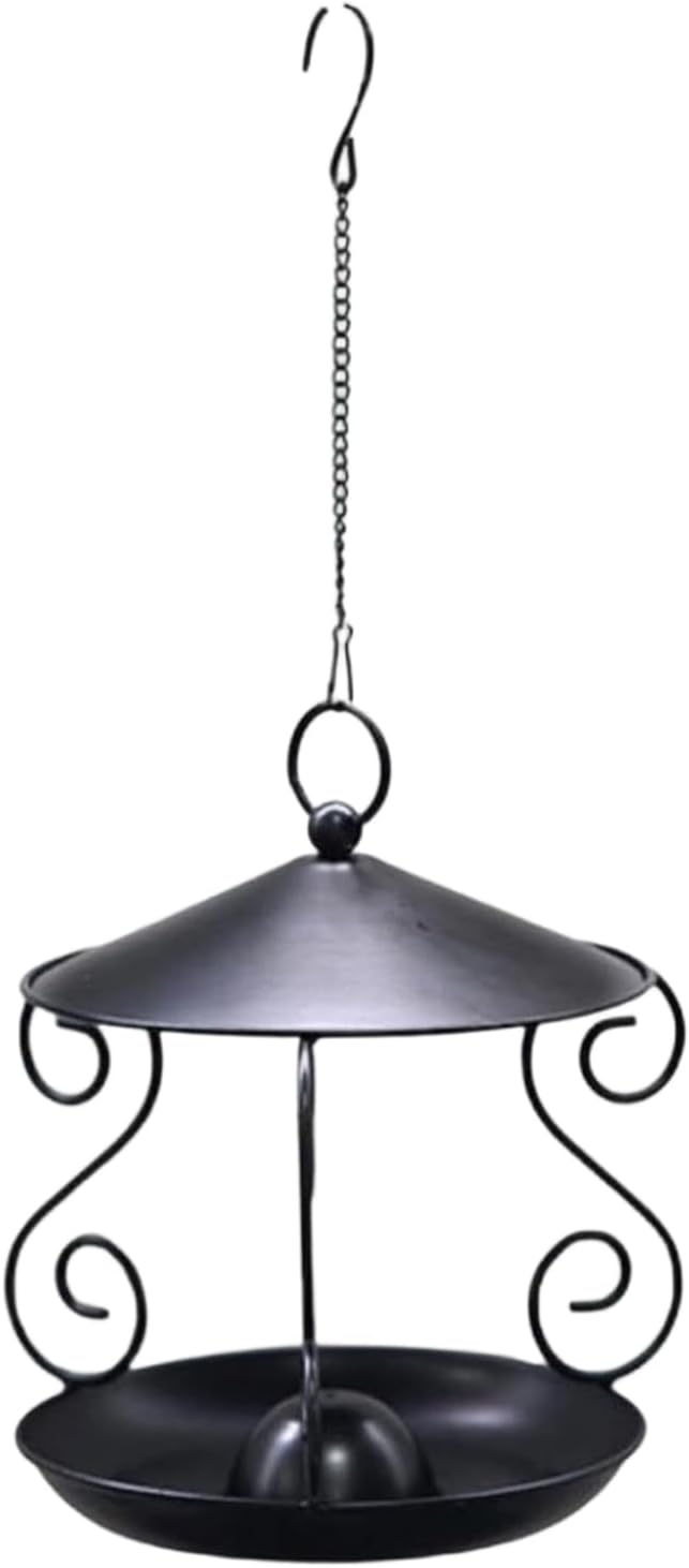 Bird Feeders for Outside - Rainproof Metal Feeding Container | Hangable Bird Feeder - for Patio Lawn Backyard Balcony Birdwatching Park Porch Deck Terrace Garden