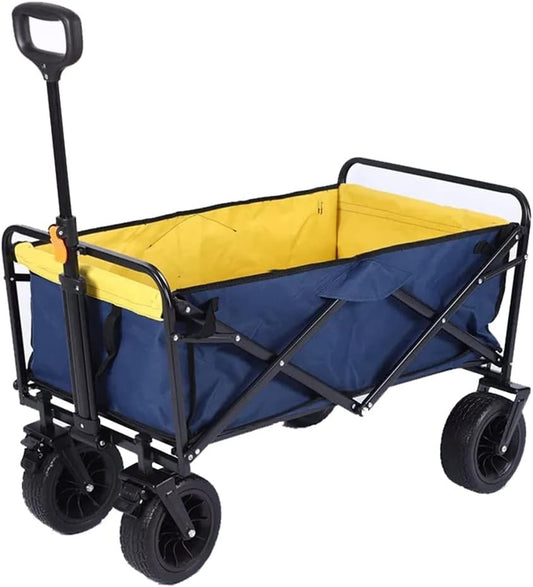 HBJWOV Folding Trolley Garden Supplies Outdoor Garden Carts Camping Fo