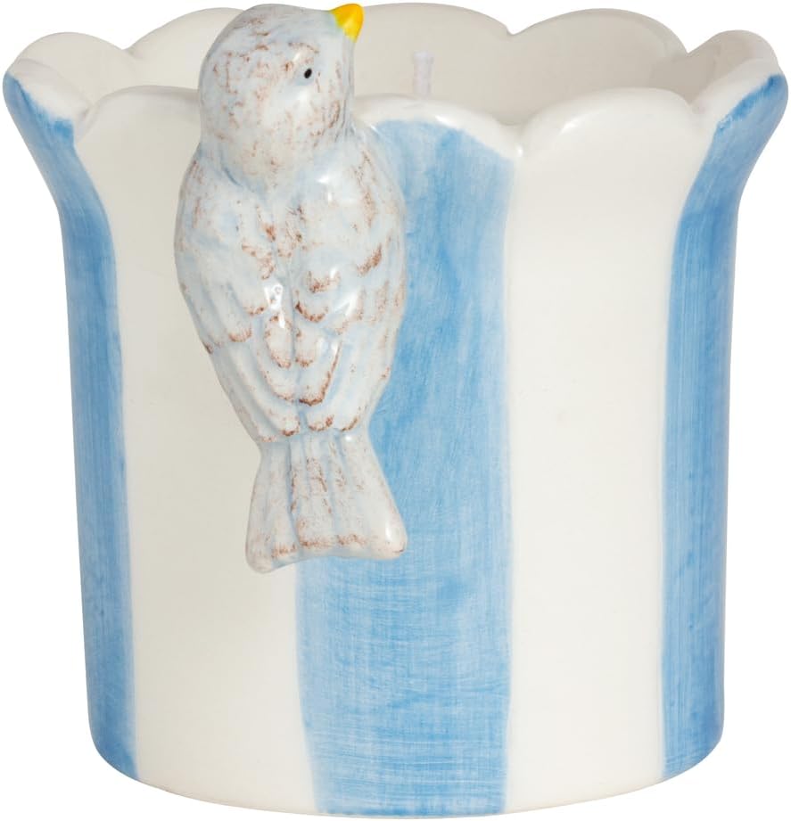 Mud Pie Small Wax Bird Filled Candle