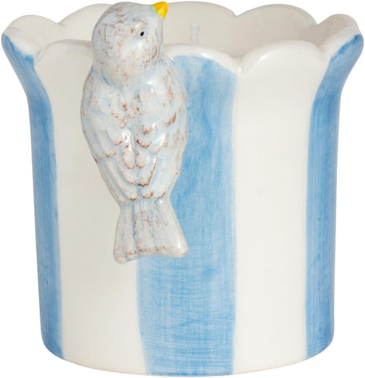 Mud Pie Small Wax Bird Filled Candle
