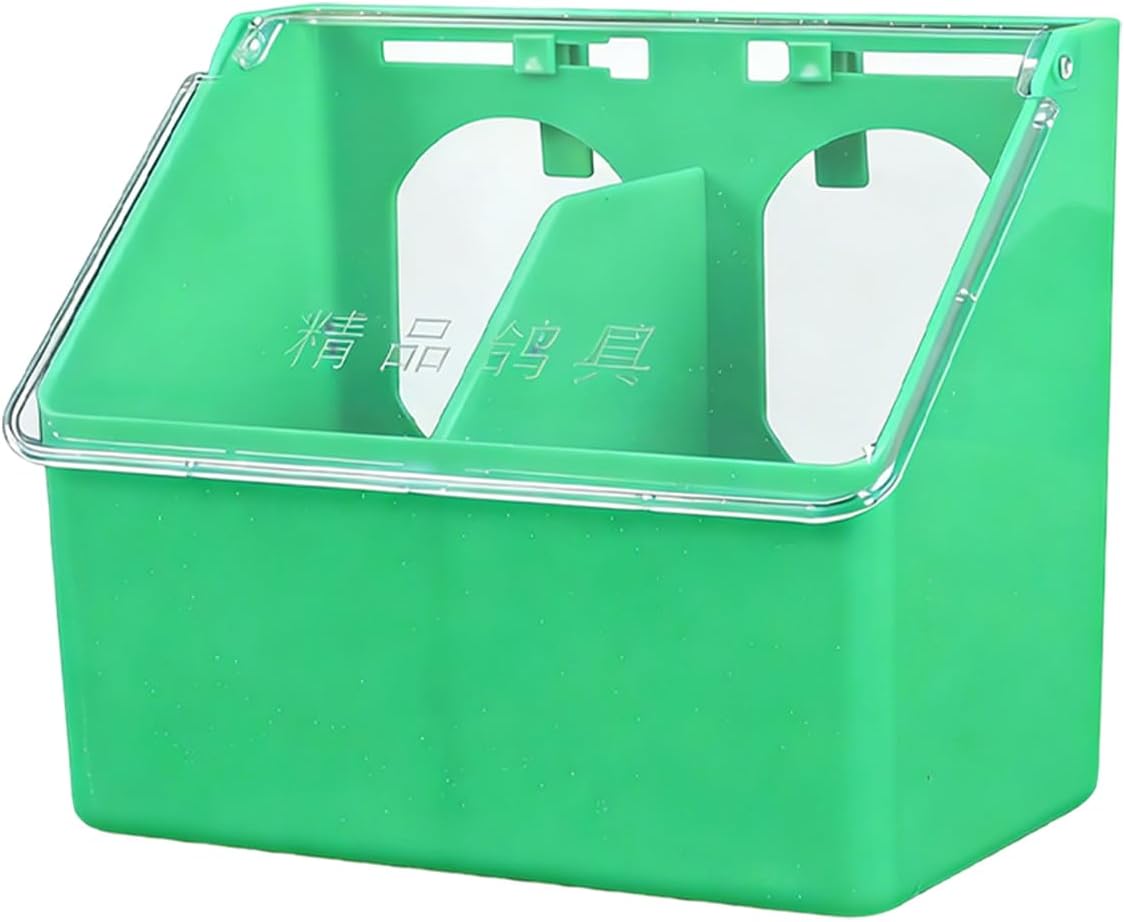 Bird Feeder - Large Capacity Waterproof Bowl,Pet Pigeon Food Dispenser Box,for Parakeet Parrot Chicken Quail Poultry Indoor Outdoor Garden Backyard Farm