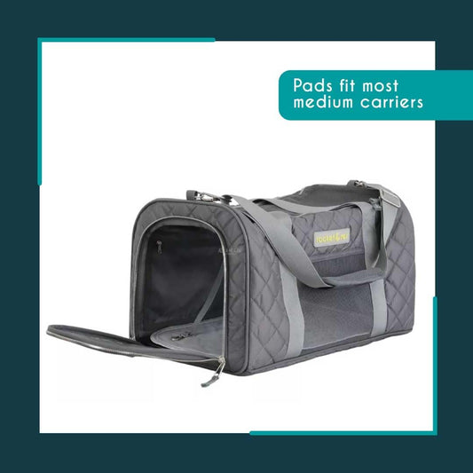 rocket & rex Premium Washable Pet Carrier Pads, Reusable, Waterproof &