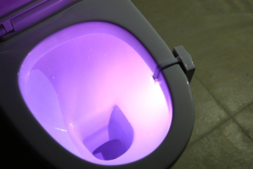 ZEZHOU Original Toilet Night Light 2 Pack, Motion Sensor Activated LED