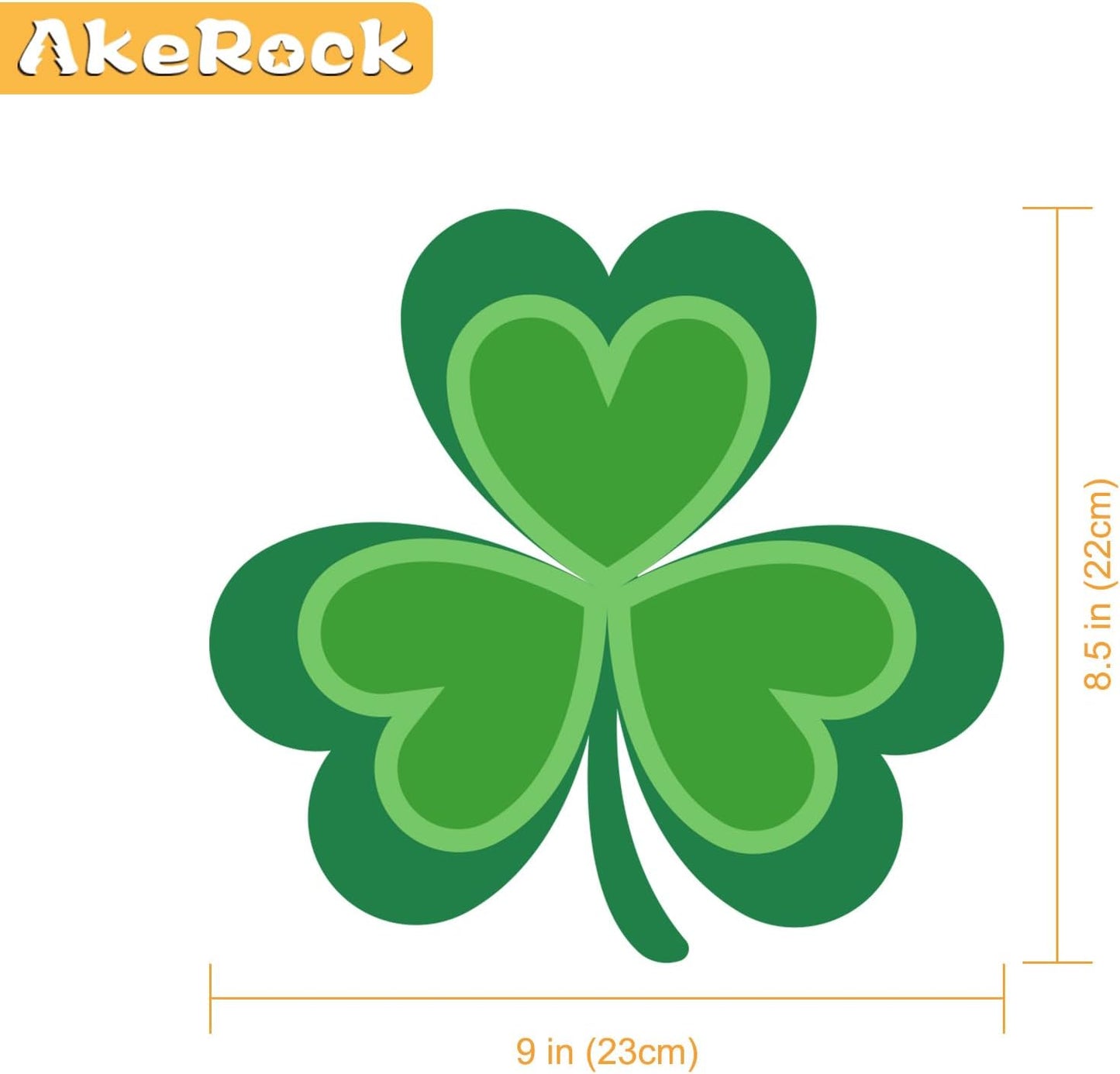 St Patricks Day Window Clings, 109 Pcs Shamrock Window Stickers for St Patricks Day Decorations