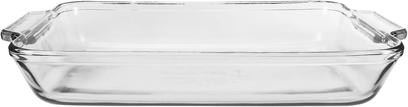 Anchor Hocking Glass Baking Dishes for Oven, 2 Piece Set (2 Qt & 3 Qt 