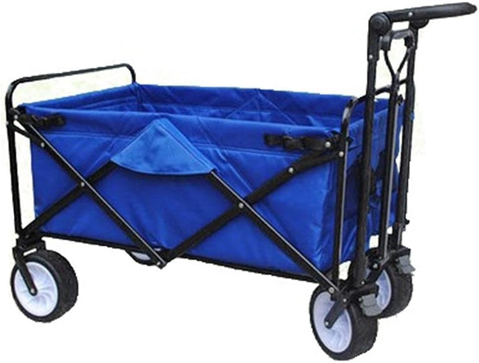 Collapsible Wagon Cart with Wheels Foldable Folding Wagons Carts Silen
