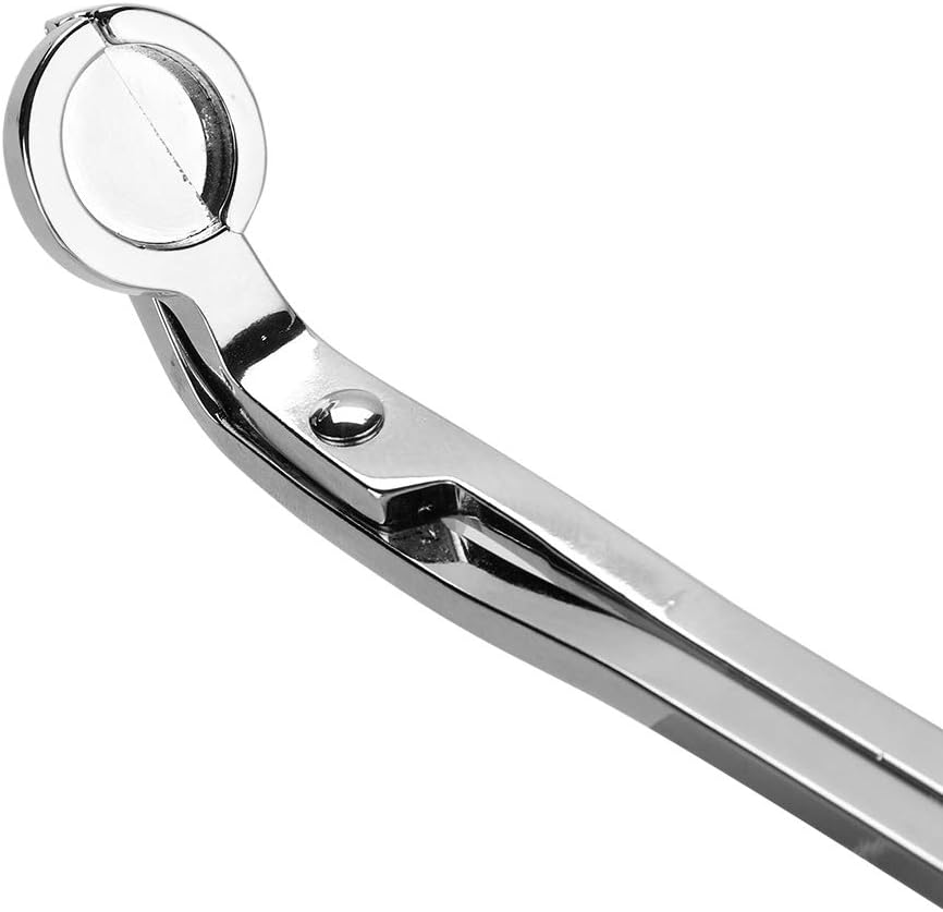 Candle Wick Trimmer, 17.5cm / 6.9in Plating Stainless Steel Candle Hea