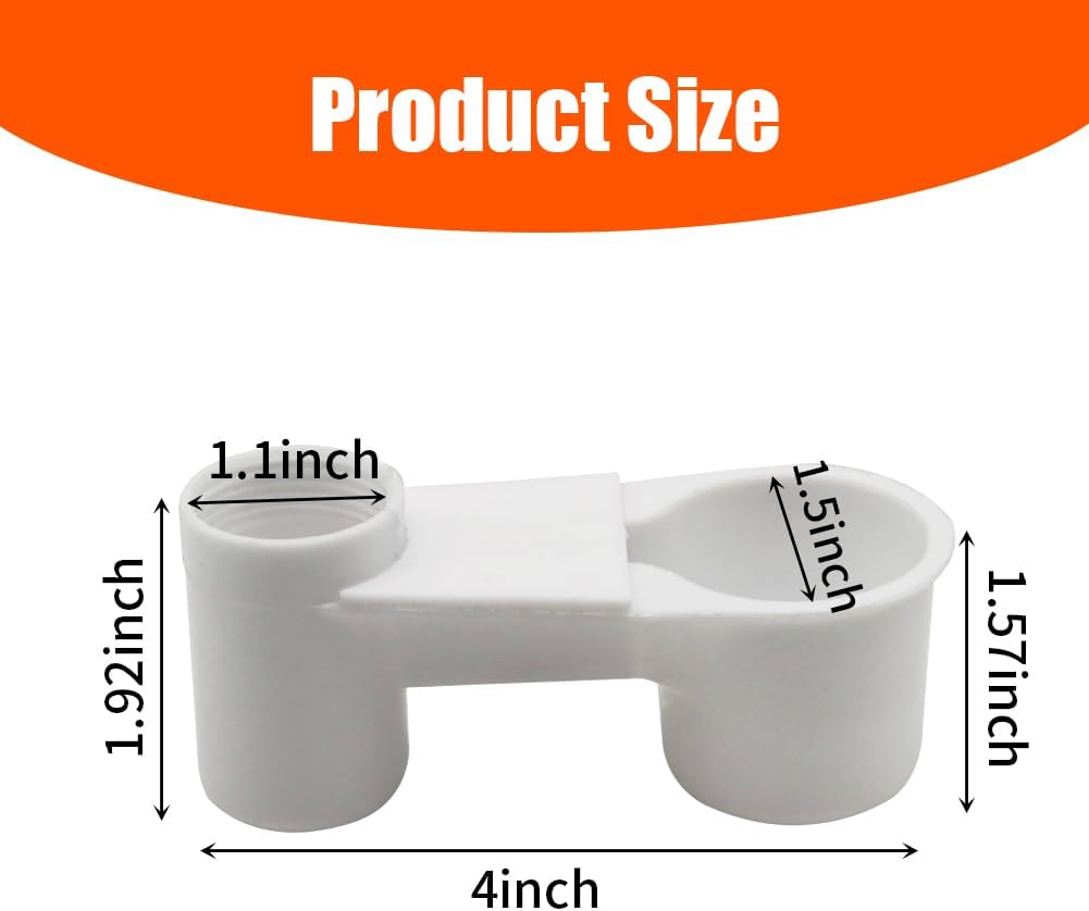 12Pcs Automatic Bird Drinker Feeder Plastic Soda Pop Water Bottle Cup or Pigeons Parrot Chicken Feeder Poultry Cage Cup Supplies (White)