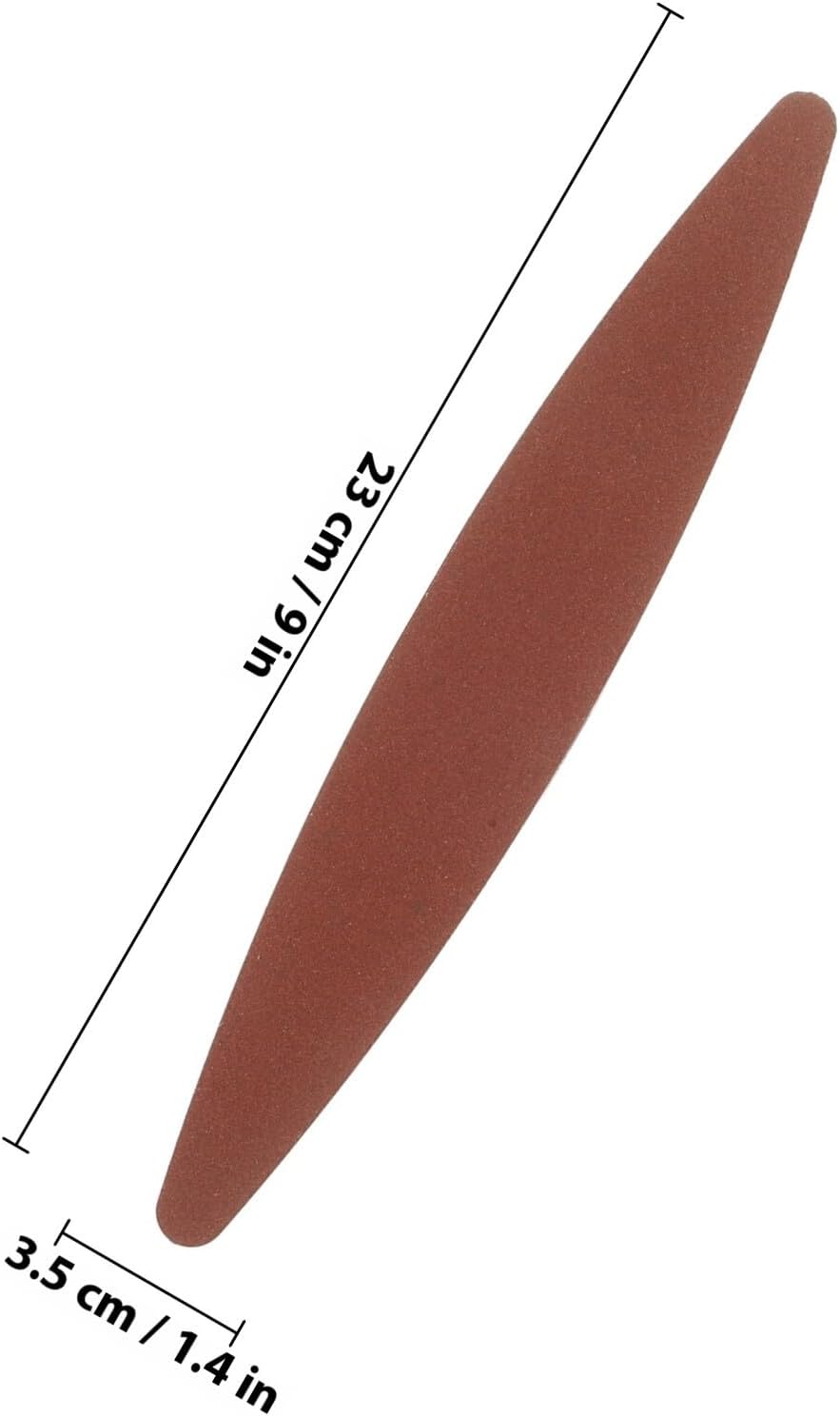 Milisten Sharpening Stone 230mm 180 Grit Oval Whetstone Set with Alumi