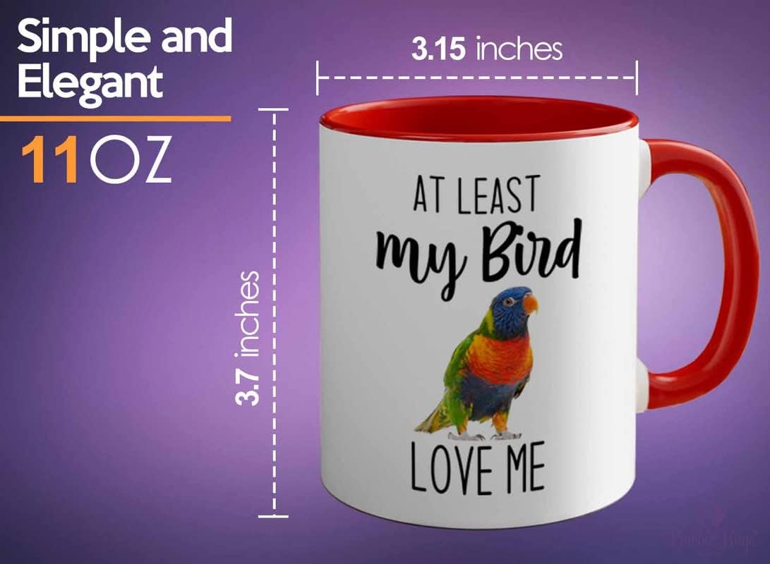 Bird Lover Two Tone Red Edition 11oz - Bird Loves me - Hummingbird Nes