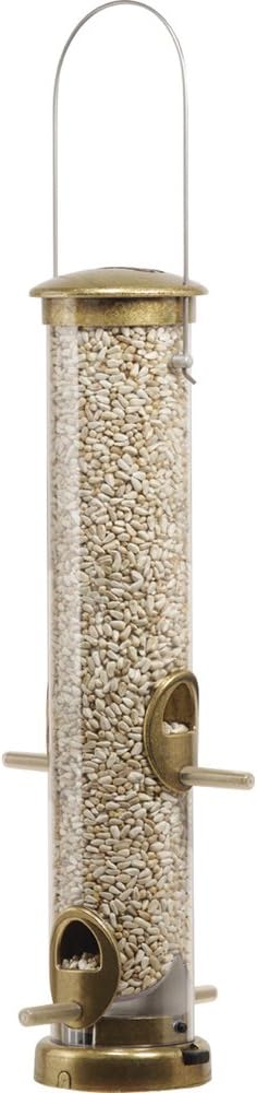 Aspects 395 Quick-Clean Seed Tube Feeder, Medium - Antique Brass
