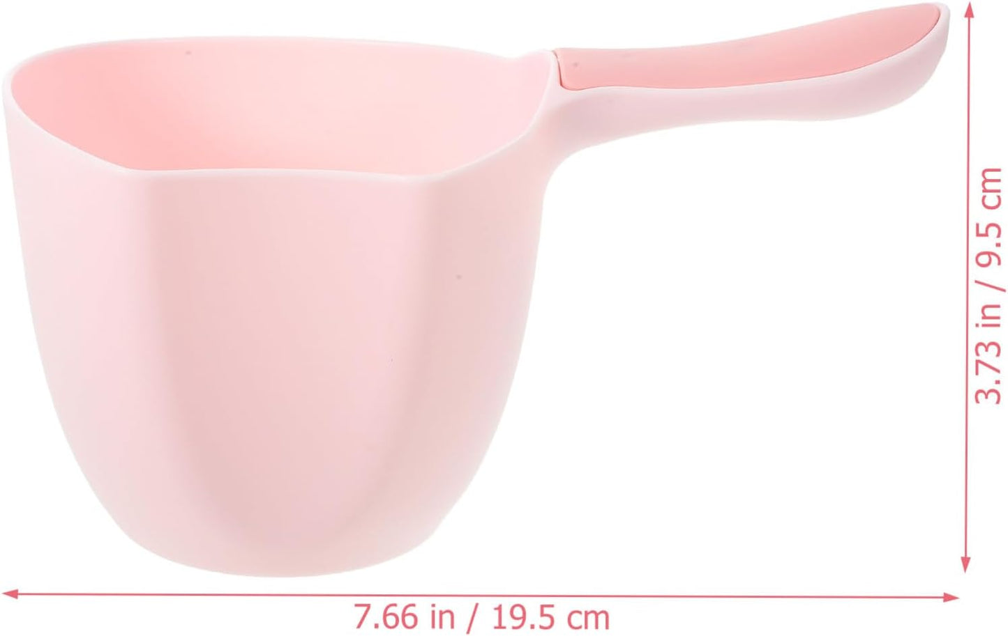 2Pcs Plastic Water Ladle for Kitchen Bathing and Plant Watering Lightweight Deep Scoop Easy to Clean Multipurpose Water Dip Dipper for Home and Garden